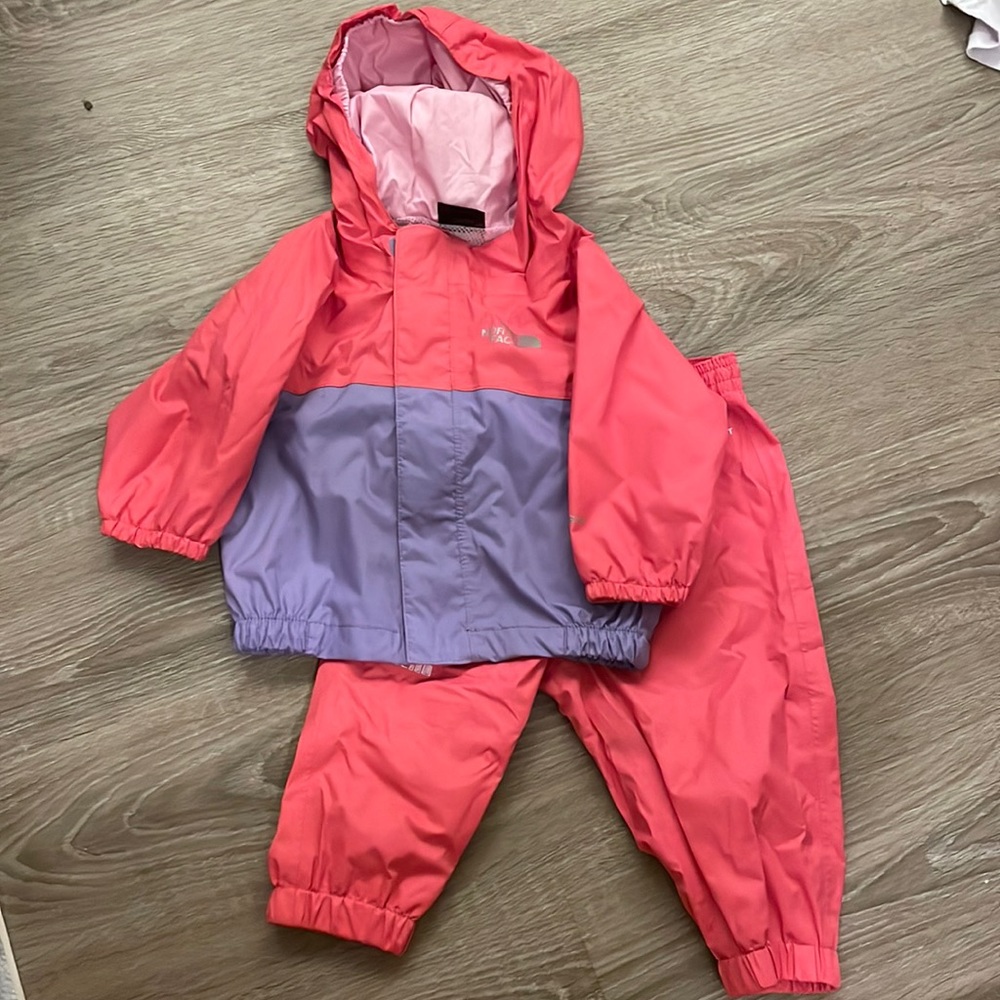 North Face Infant Rain Jacket and Pants